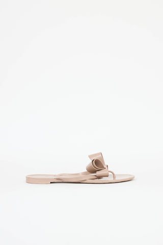 Valentino Rubber Bow Sandal