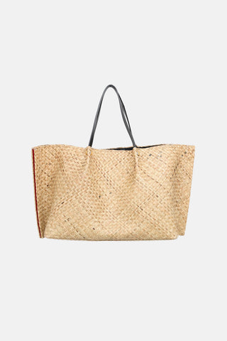 Valentino Raffia Escape Tote Bag