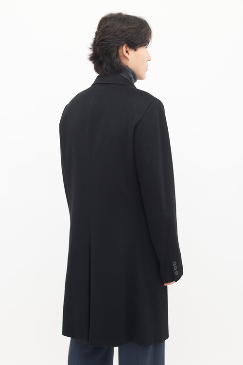 Valentino Black Cashmere Long Coat