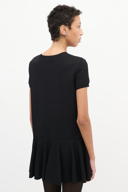 Valentino // Embroidered Flounce Dress VSP Consignment Valentino // Embroidered Flounce Dress VSP Consignment