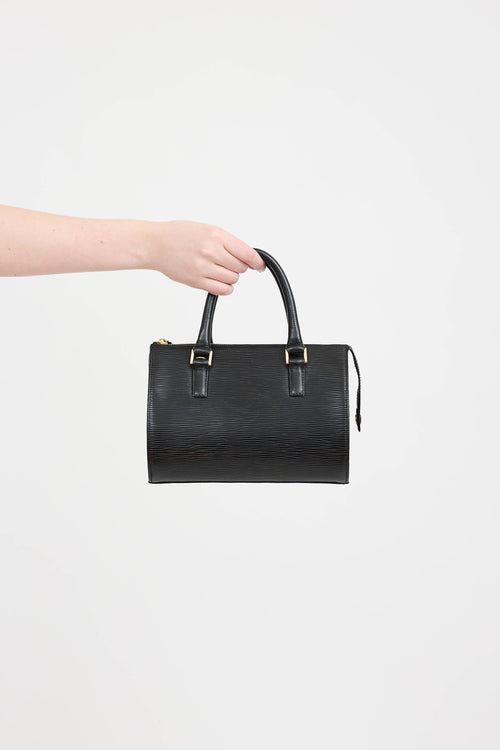 Valentino Epi Leather Top Handle Bag