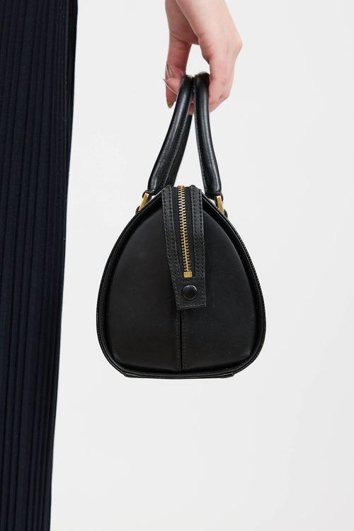 Valentino Epi Leather Top Handle Bag