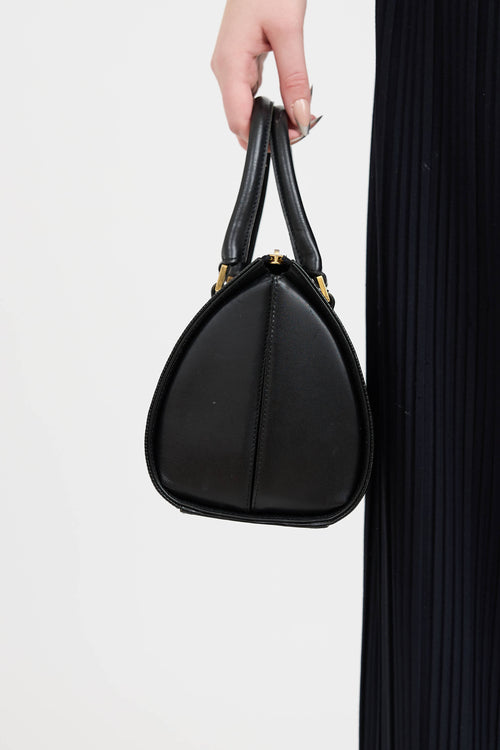 Valentino Epi Leather Top Handle Bag