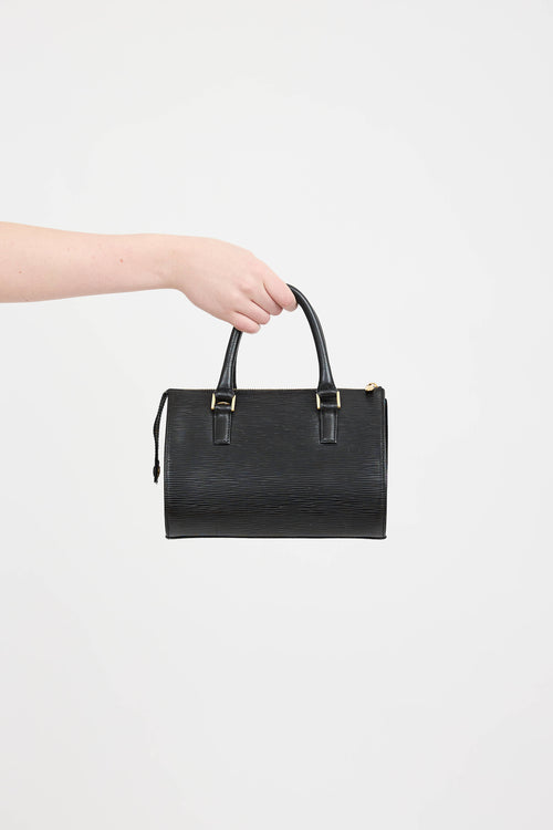 Valentino Epi Leather Top Handle Bag