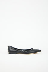 Valentino Leather Rockstud Ballet Flat