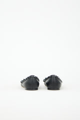Valentino Leather Rockstud Ballet Flat