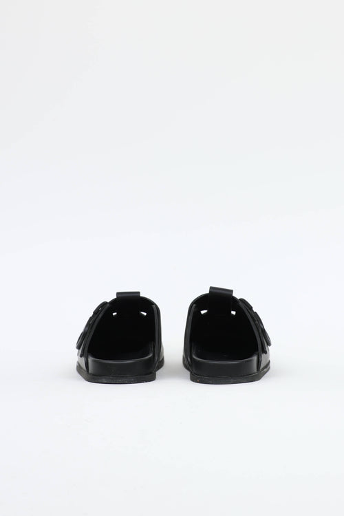 Leather Clog Mule