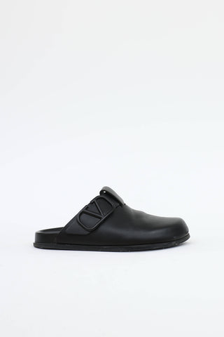 Leather Clog Mule