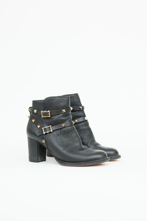 Valentino Rockstud Ankle Boot