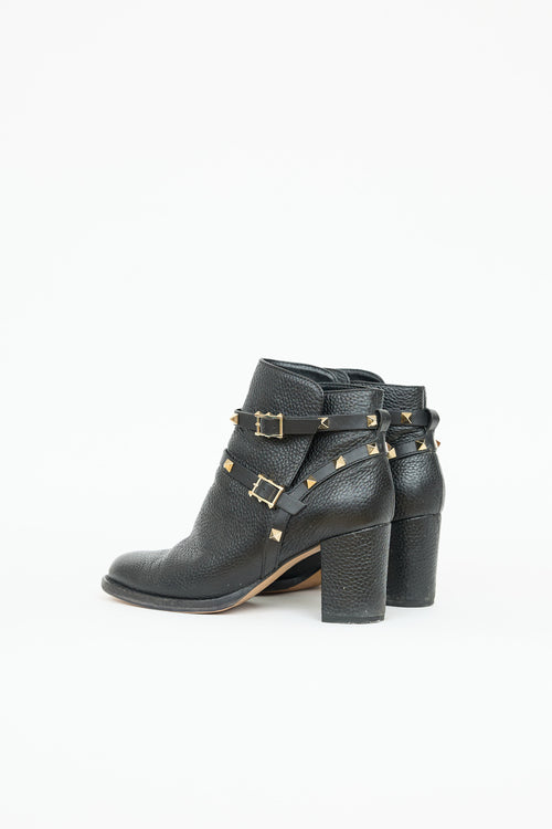 Valentino Rockstud Ankle Boot