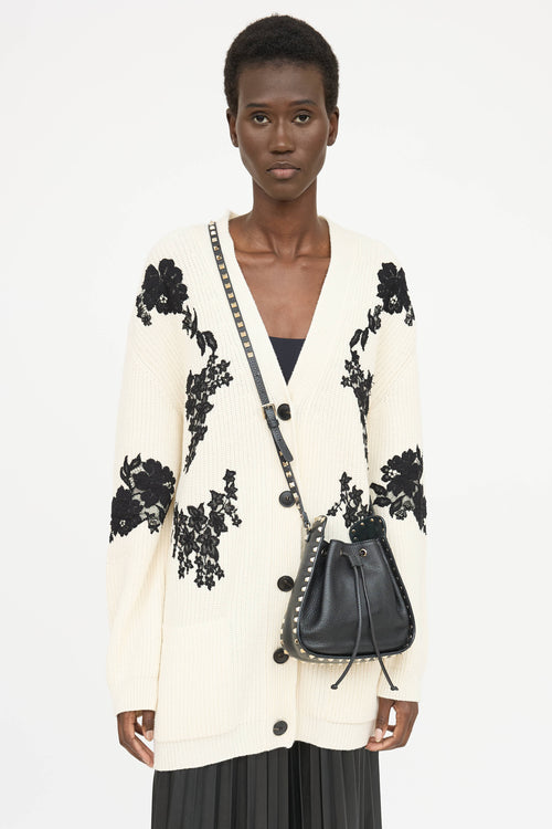 Valentino Rockstud Bucket Bag