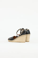Valentino Rockstud Wedge Sandal