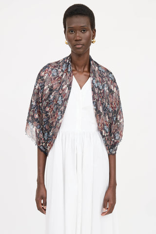 Valentino Multi Print Scarf