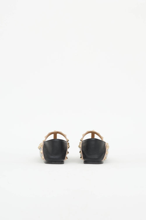 Valentino Rockstud Cage Flat