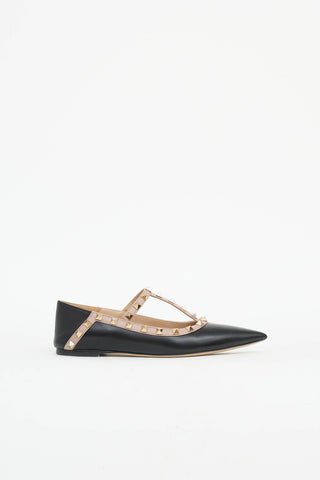 Valentino Rockstud Cage Flat