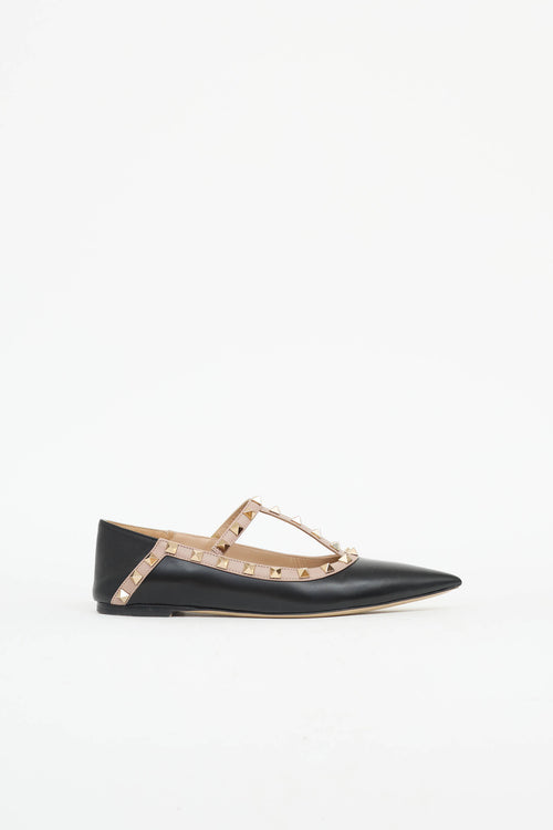 Valentino Rockstud Cage Flat