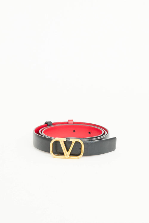 Valentino Reversible VLogo Belt