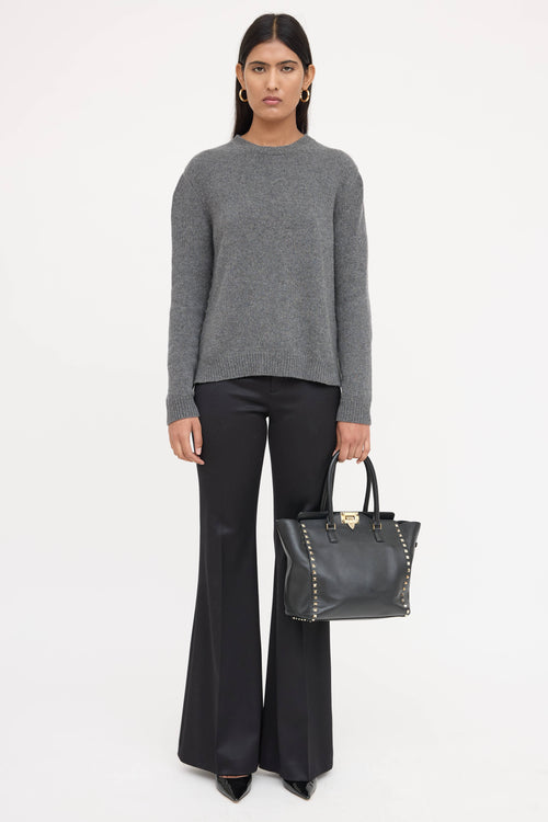 Valentino Rockstud Trapeze Tote Bag