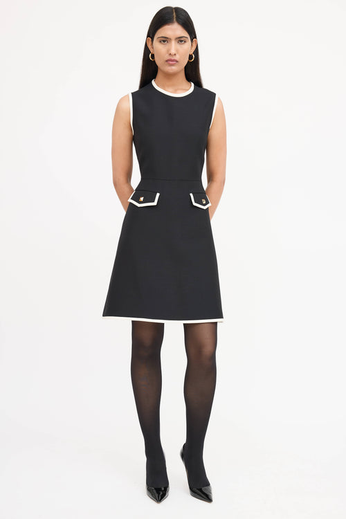 Valentino Crepe Couture Dress