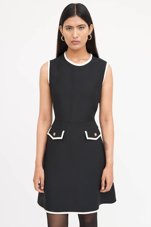 Valentino Crepe Couture Dress