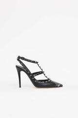 Valentino Rose Rockstud Pump