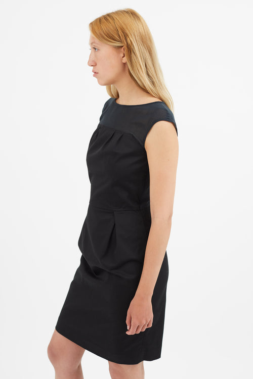 Valentino Black Shift Short Dress