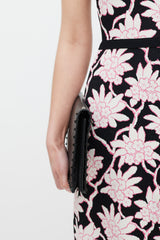Valentino Black & Silver Rockstud Clutch