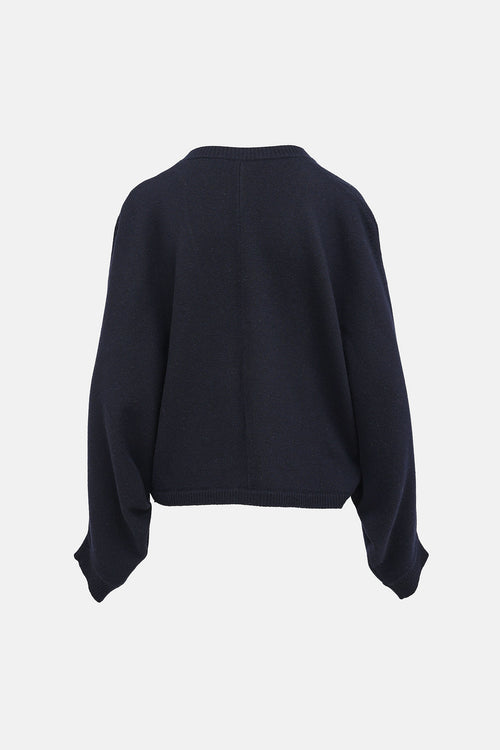 Valentino Cashmere Knit V-Neck Sweater