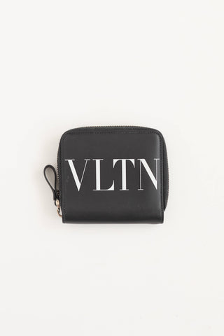 Valentino Leather Logo Wallet