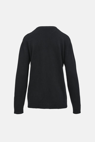 Valentino Cashmere Knit Logo Sweater