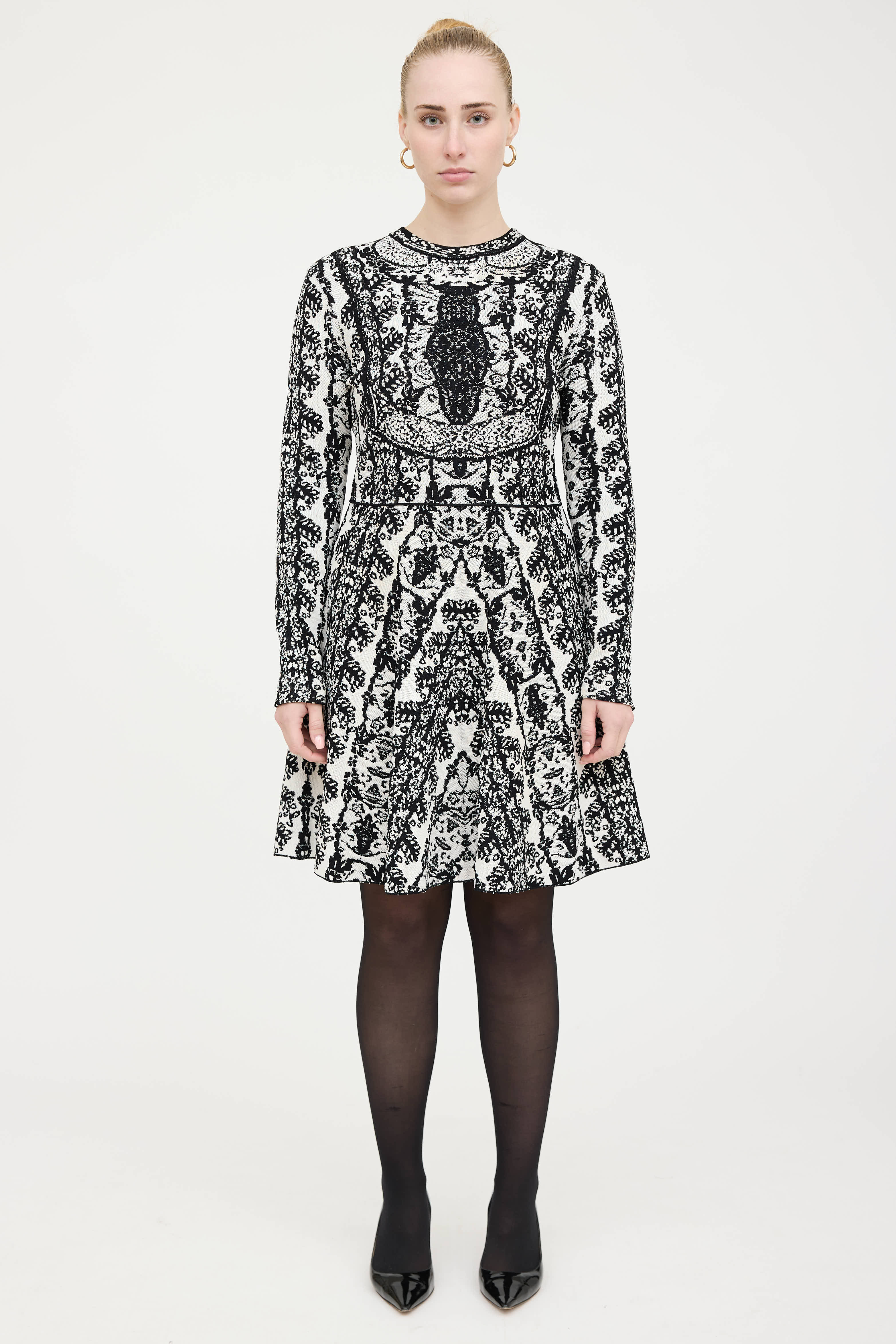 Valentino // Jacquard Knit Dress VSP Consignment Valentino // Jacquard Knit Dress VSP Consignment