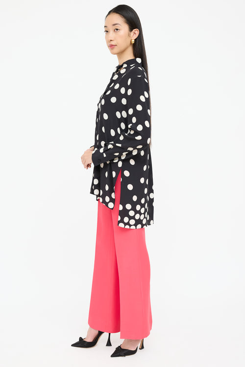 ValentinoDot Bowtie Blouse