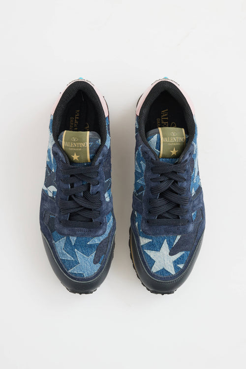 Denim Star Rockrunner Sneakervalentino-denim-star-rockrunner-sneaker-1-34844-61