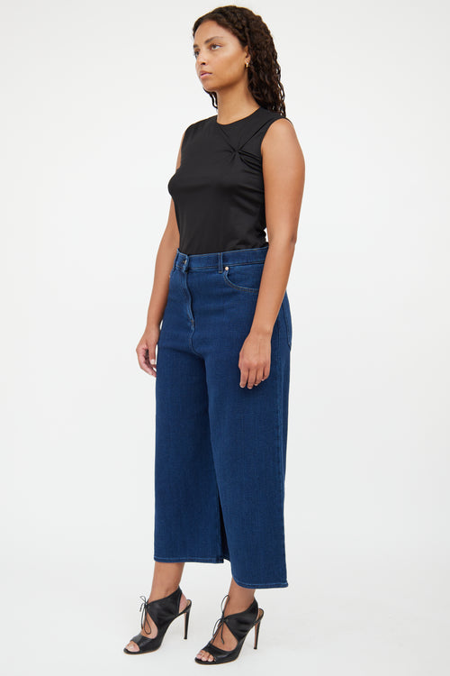 Valentino Blue Wide Leg Pant