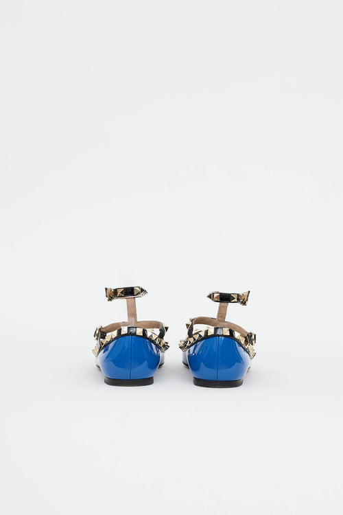 Valentino Rockstud Cage Flat