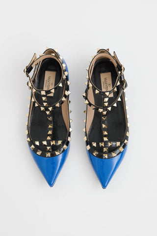 Valentino Rockstud Cage Flat