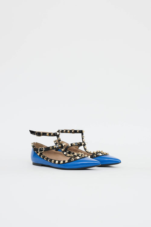 Valentino Rockstud Cage Flat