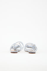 Valentino PVC & Velvet Dolly Bow Sandal