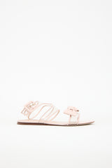 Valentino PVC & Leather Dolly Bow Sandal