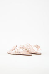 Valentino PVC & Leather Dolly Bow Sandal