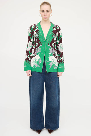 Valentino Silk Floral Top