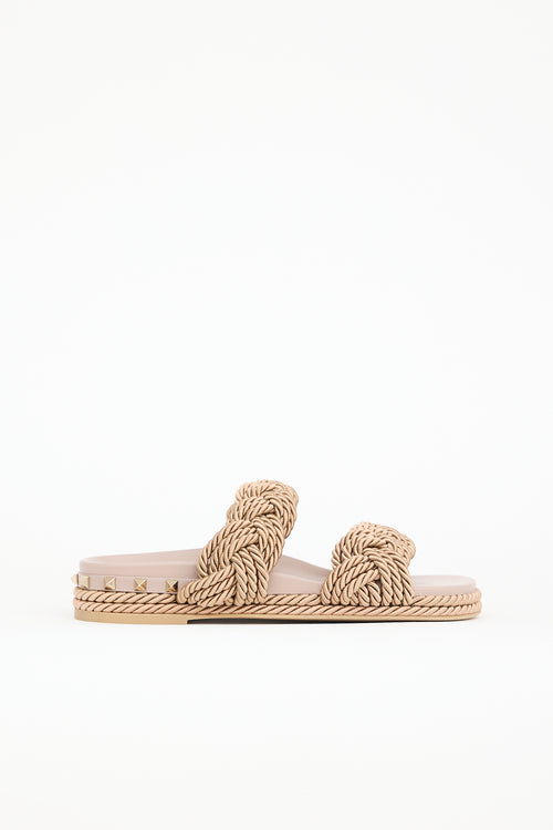 Valentino Rope Torchon Sandal