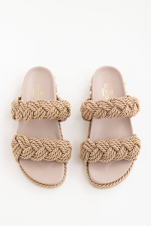 Valentino Rope Torchon Sandal