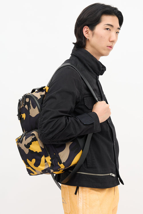 Valentino Camo Rockstud Backpack