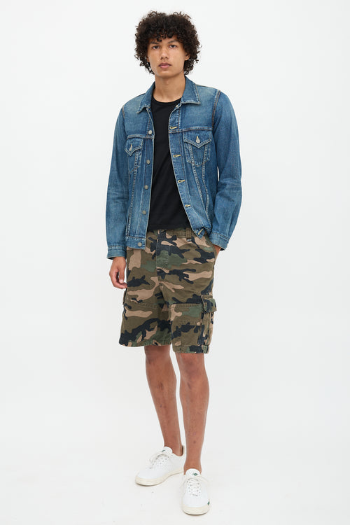 Valentino Camo Bermuda Shorts