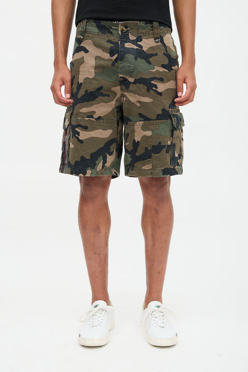 Valentino Camo Bermuda Shorts