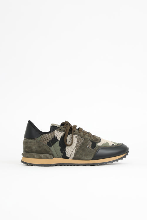 Valentino Camo Rockrunner Sneaker