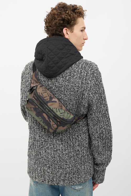 Valentino Camouflage VLTN  Belt Bag