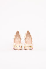 ValentinoLeather Rockstud Pump