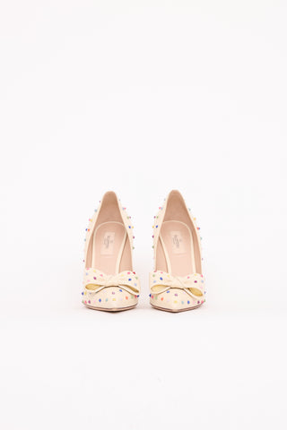 ValentinoLeather Rockstud Pump